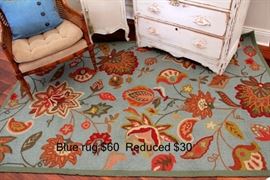 1M Blue Rug