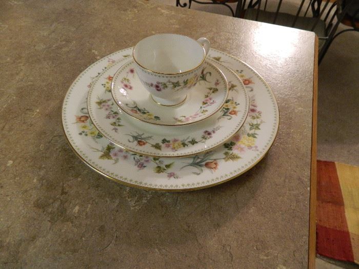 Wedgwood Mirabella China - Service for Eight and has serving pieces