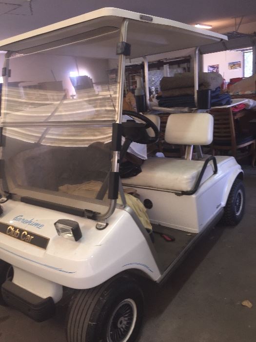 Golf cart (needs batteries) 