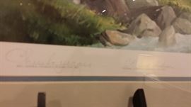 Chuck Long Signed Print - Signed By Aviation Legends Chuck Yeager & Bud Anderson.