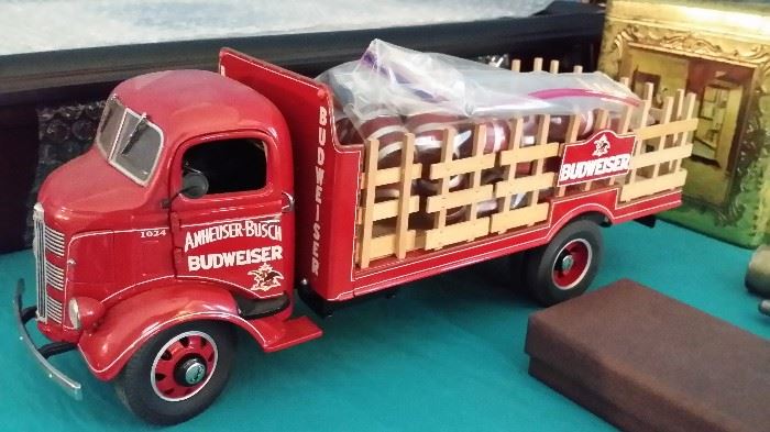Collectible Budweiser Truck toy model from Danbury Mint.
