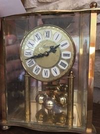 Unusual German anniversary clock