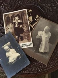 Antique Texian photographic studio cards 