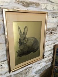 One of many wildlife prints by family artist Kelly Carter