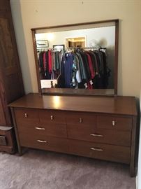 John Van Koert for Drexel "Profile" dresser with mirror