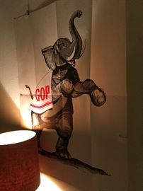 Large GOP poster from the 1968 RNC