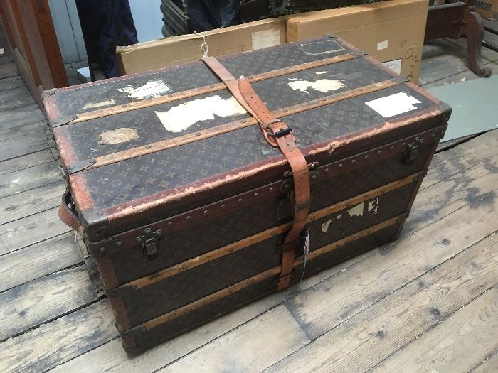 Early 1900's All Original Louis Vuittong Travel Trunk in amazing original condition.