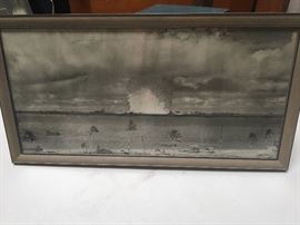 Rare grouping of original de-classified large photos of the atomic text at Bikini Atoll in 1946, several different photos, not reprints, government photos of the original event, I've never seen these before