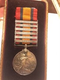 Captain Stephen L'Hommedieu's medal for his service during the Boer War, very rare medal with provenance!