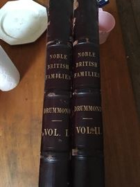 Rare book set, "Royal British Families" two volumes 1840's, large and in excellent condition.
Many antique books will be for sale!!