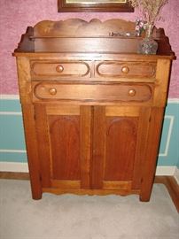 Awesome walnut Jackson press with race track molding from Columbia, Tennessee