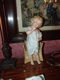 Soft paste porcelain figurine