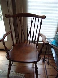 Set of 4 spindle  back chairs