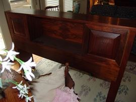 Mahogany headboard