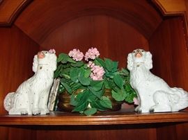 Pair of Staffordshire dogs