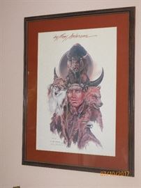 TROY ANDERSON SIGNED PAINTING