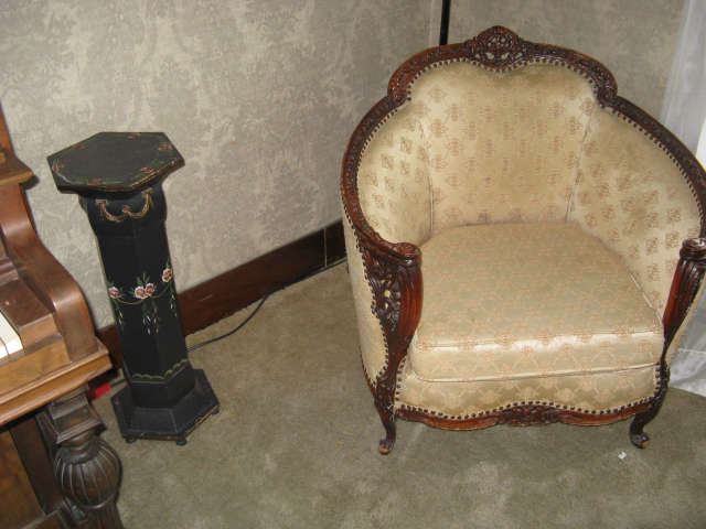 PARLOR CHAIR AND SETTE