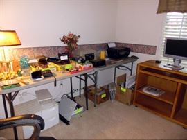 Office items, printer safe and computer monitor