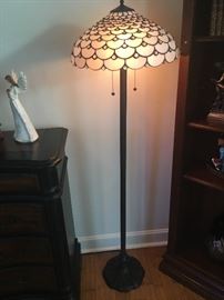 Stained Glass Floor Lamp, $125