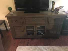 Beachy Style Media Cabinet, $195