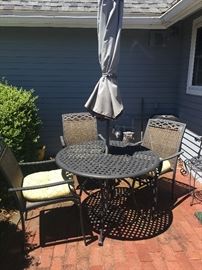 Outdoor furniture, $125