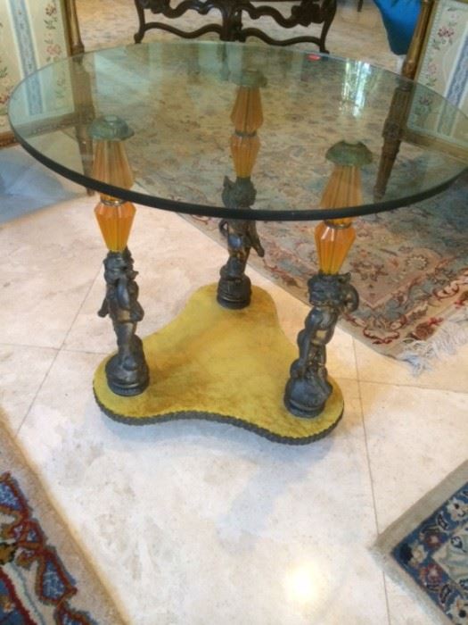 Glass Circular Table