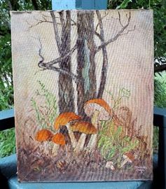 Painting of Mushrooms