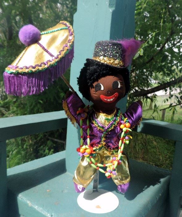 Original New Orleans  Mardi Gras doll