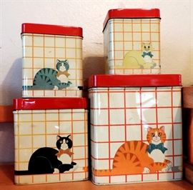 Cat Canister Set