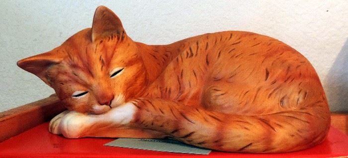 Orange Cat Figure