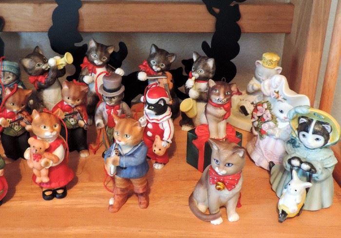 Schmidt Kitty Cucumber and Friends Ornaments and Figurines from the 1980's