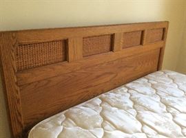 Antique full-size headboard