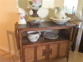 Server with vintage pieces