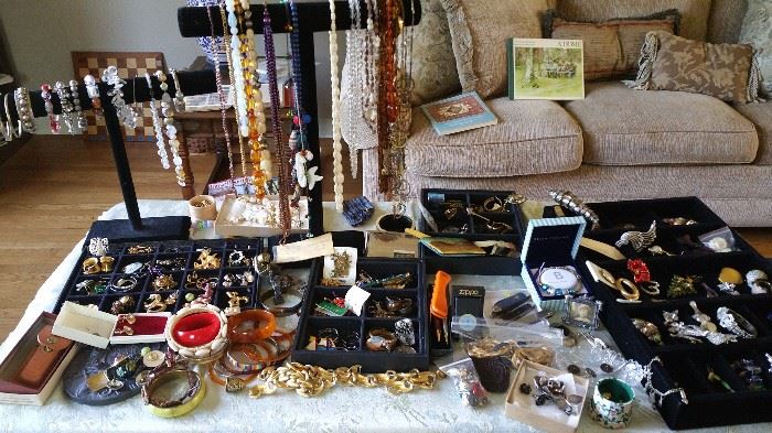 huge selection of jewelry - vintage and contemporary