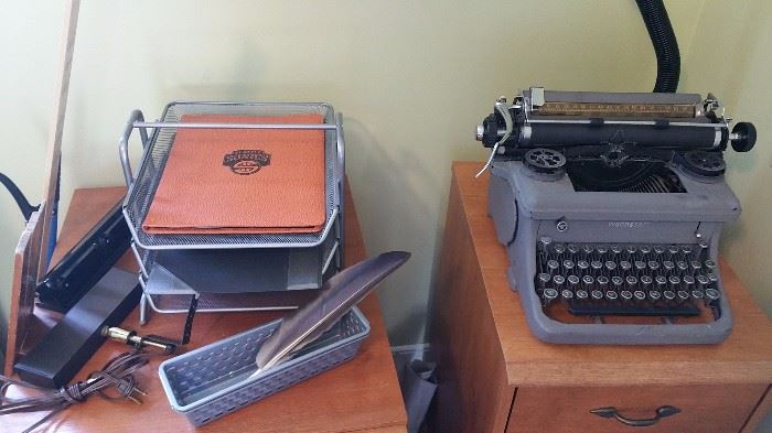 office equipment...vintage 'Woodstock' typewriter