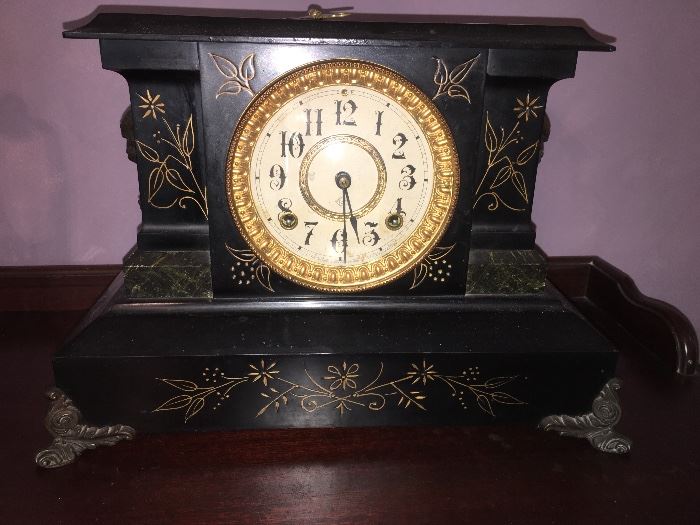 Ansonia iron mantle clock