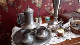 Pewter tea/coffee set