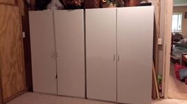 White storage/closet cabinets wardrobes