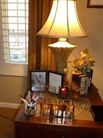 Sofa table, coffee table, 2 end tables