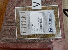 Taj Mahl 100% Wrosted New Zealand Wool 7'10"x10'2" Couristan area rug