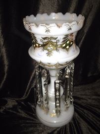 Exquisite antique white & gold luster (1 of 2))