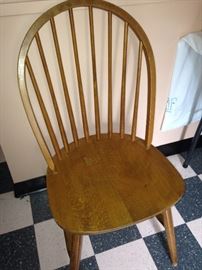 One of four Windsor chairs