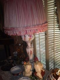 Elegant antique lamp