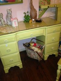 Small yellow desk