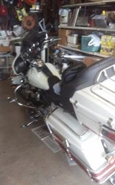 2003 HD Ultra Classic.  Lots of chrome, low mileage
100th Anniversary edition