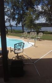 Outdoor chairs and lounges