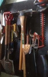Tools, gardening equipment