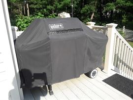 Weber Genesis grill with side burner & cover