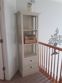 6 ft shelf w/2 drawers