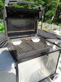 Weber Genesis grill with side burner & cover